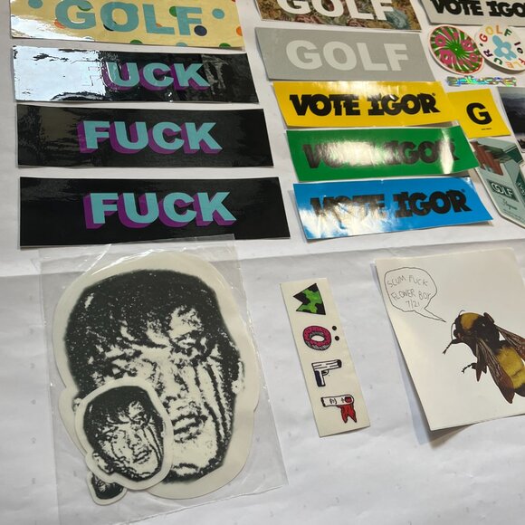 Golf Wang Sticker Pack Bundle Lot Tyler the Creator - Picture 2 of 4